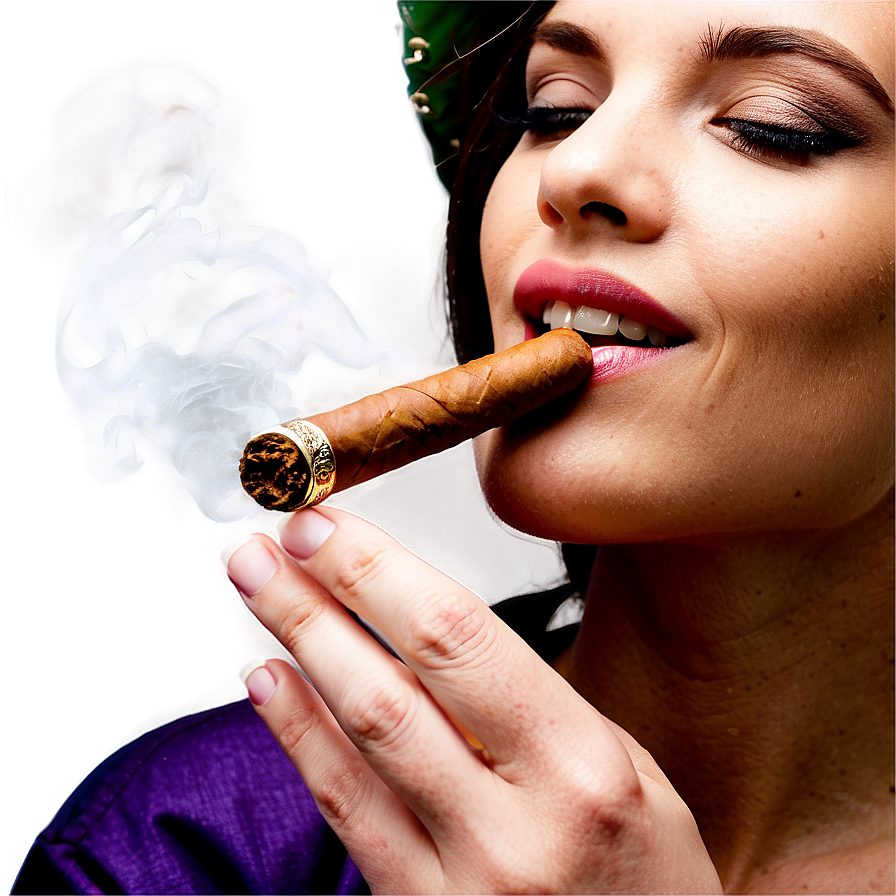 Woman Smoking Cigar Png 43 PNG image