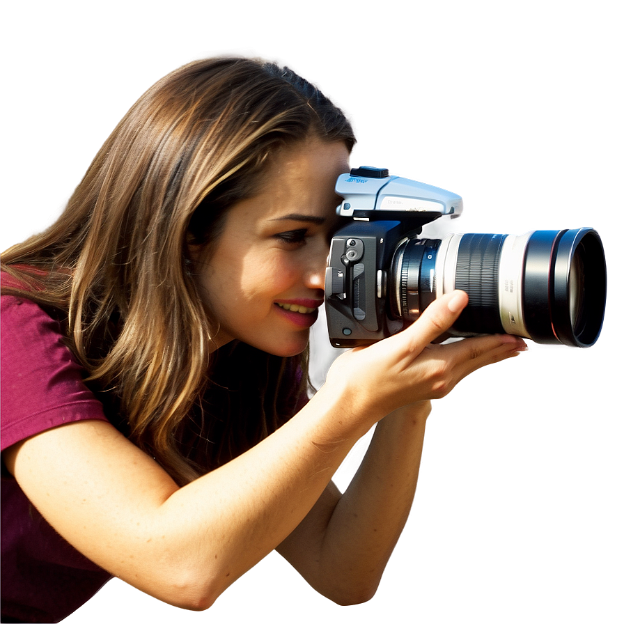 Woman With Camera Png Kik8 PNG image