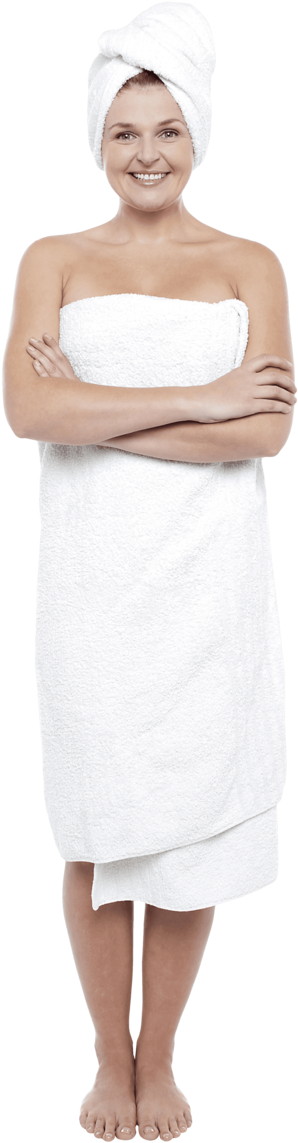 Womanin Spa Toweland Turban PNG image