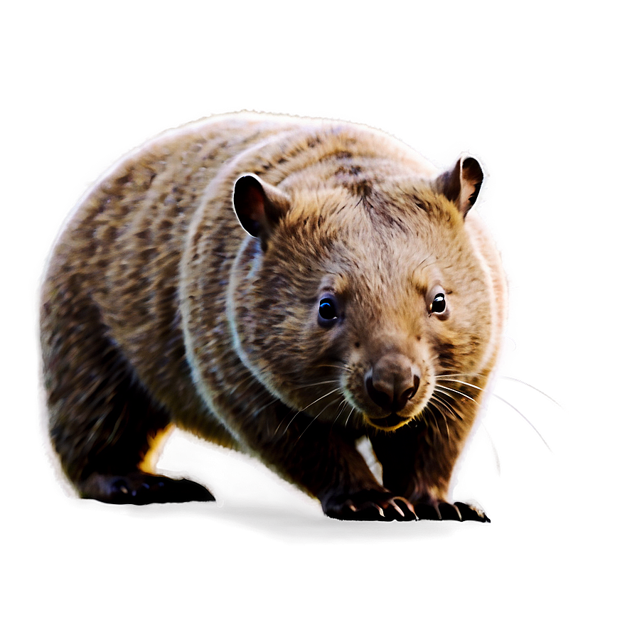 Wombat Drawing Png 06252024 PNG image