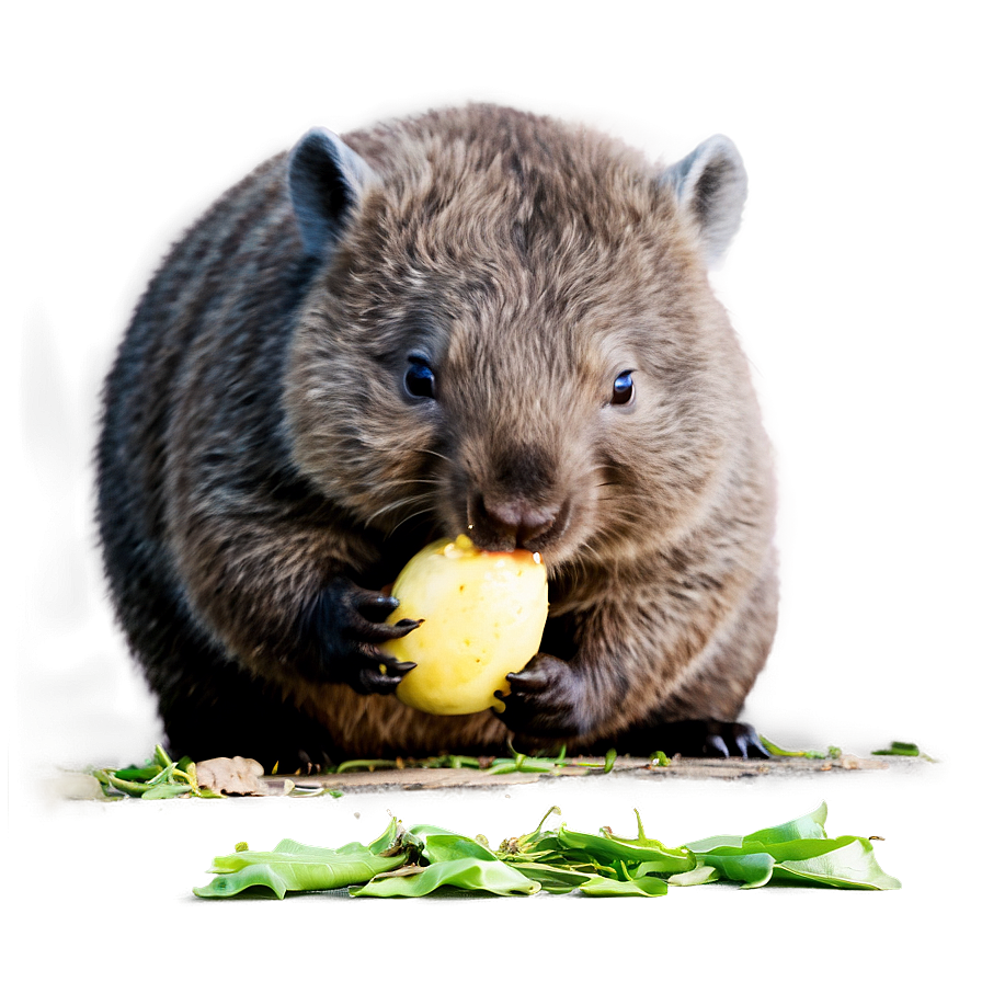 Wombat Eating Png Sqh39 PNG image