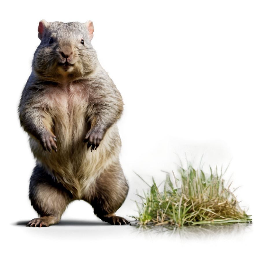 Wombat In Action Png 06252024 PNG image