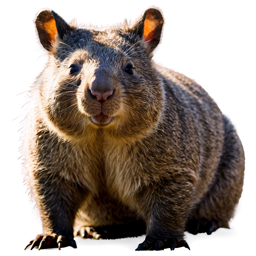 Wombat In The Sunshine Png 78 PNG image