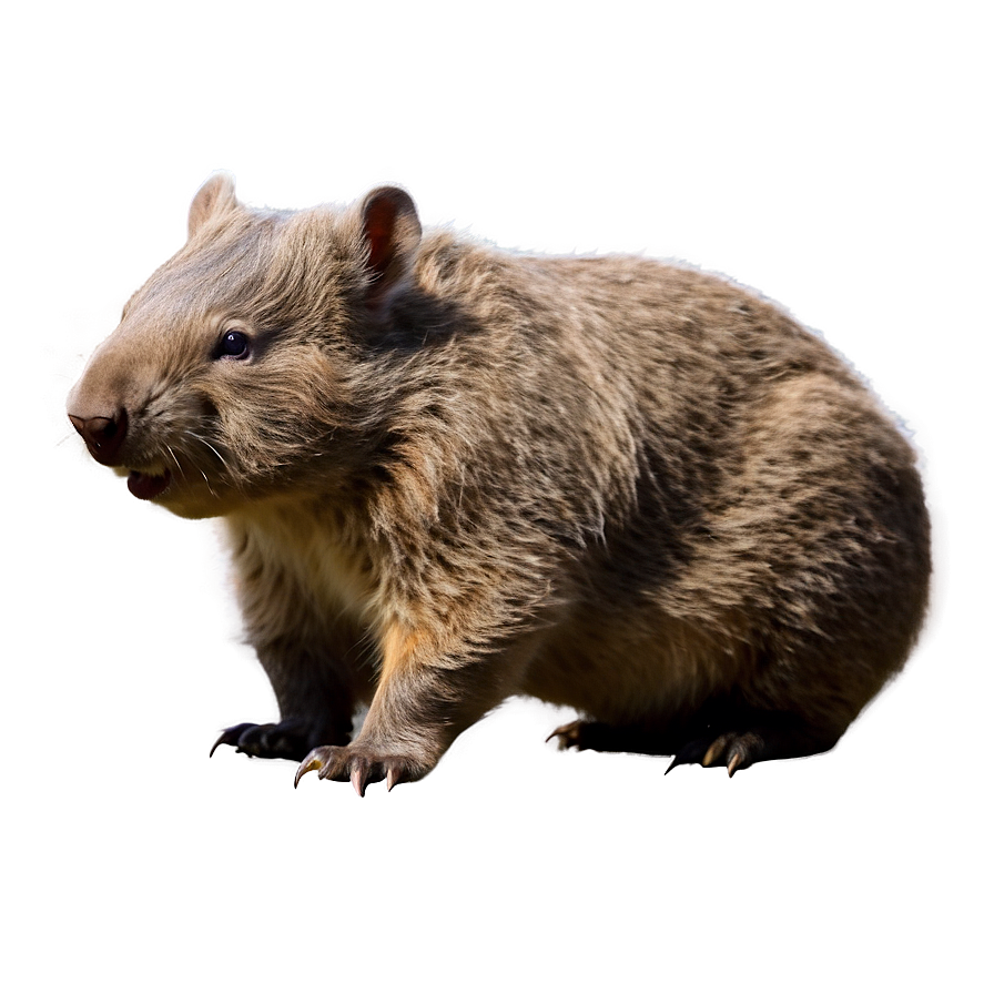 Wombat In The Sunshine Png 79 PNG image