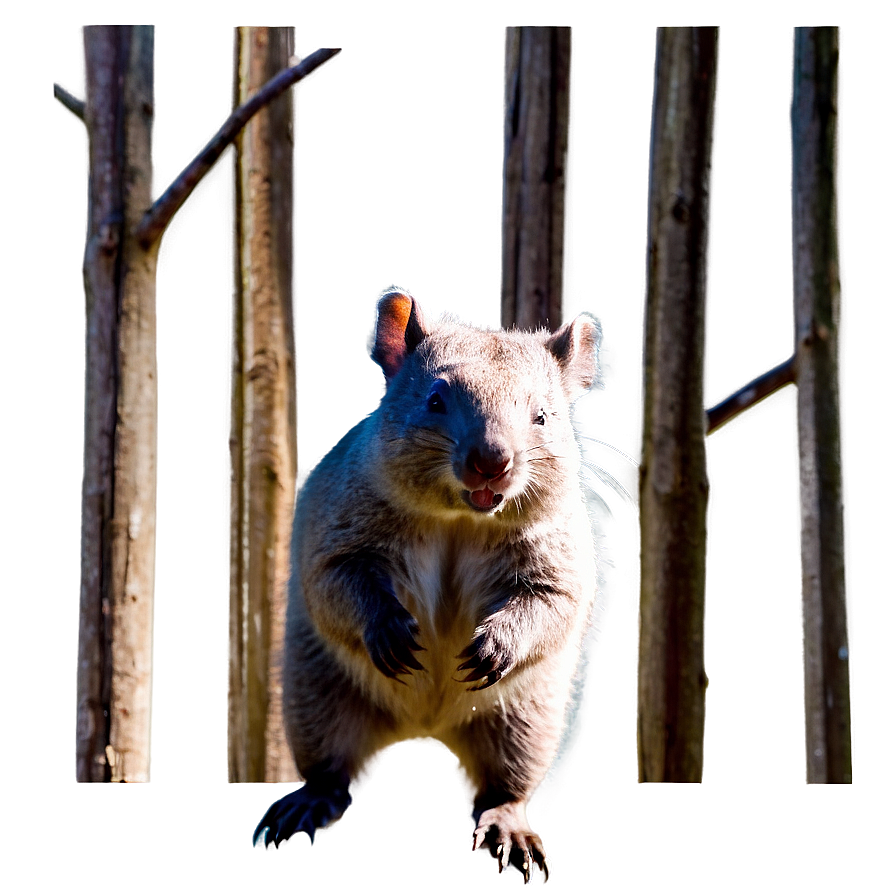 Wombat In The Sunshine Png Qyt PNG image