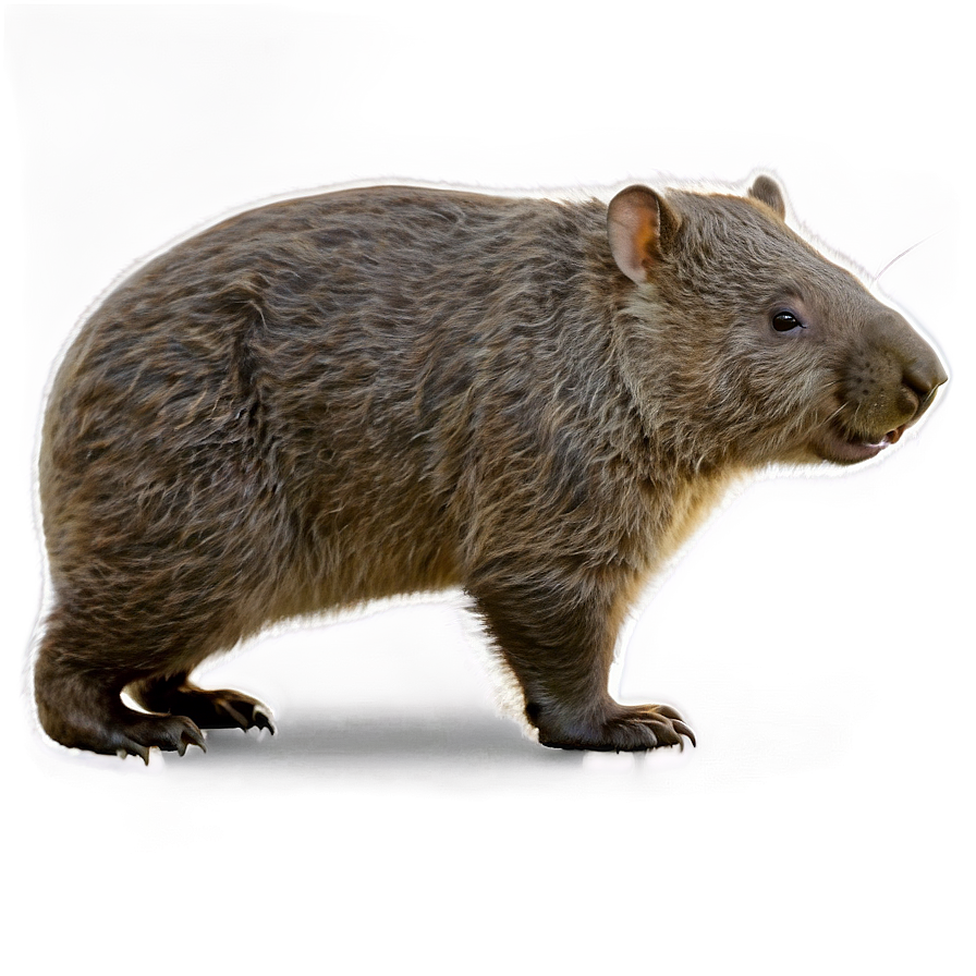 Wombat In The Wild Png 06252024 PNG image