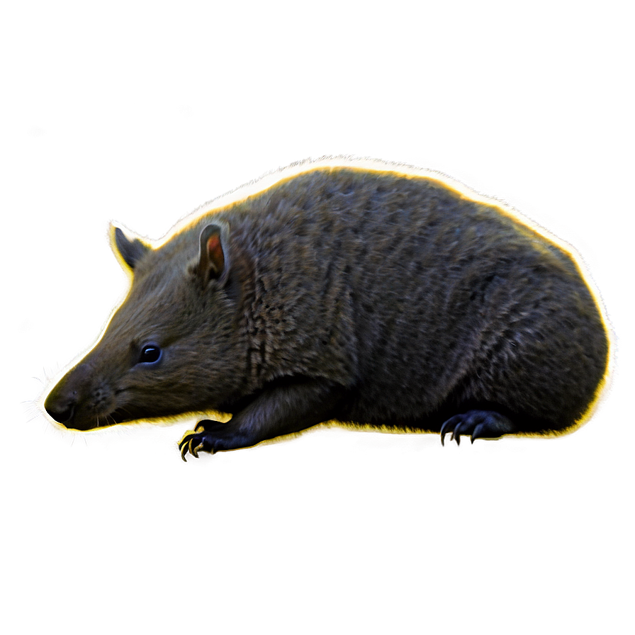 Wombat Silhouette Png 35 PNG image