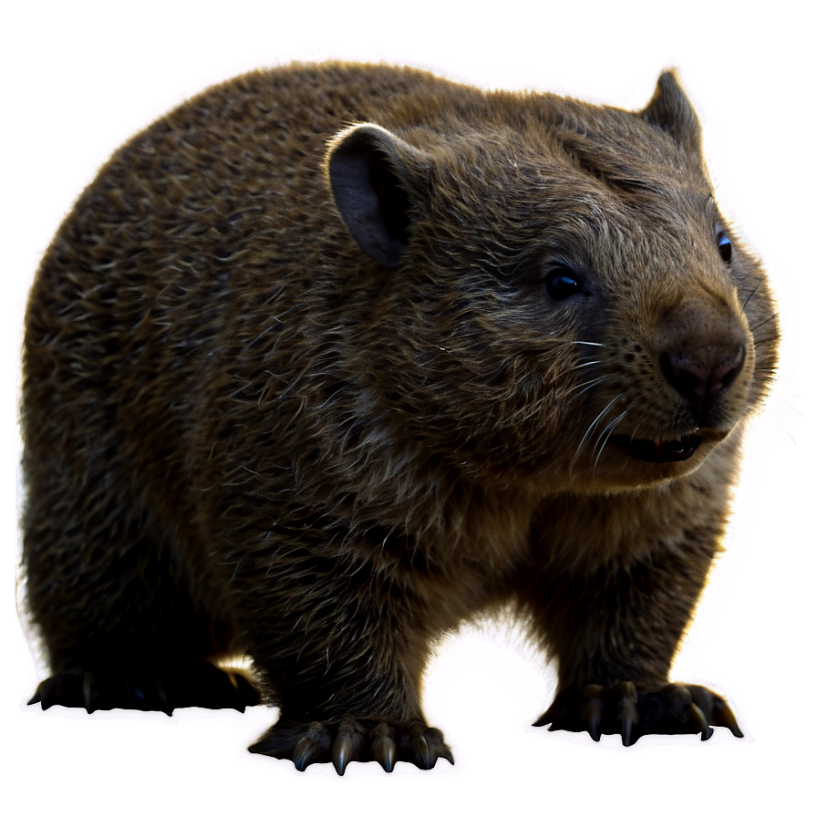 Wombat Silhouette Png Faf PNG image