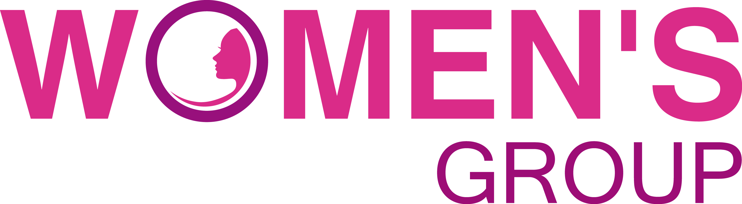 Womens Group Logo Pinkand Gray PNG image