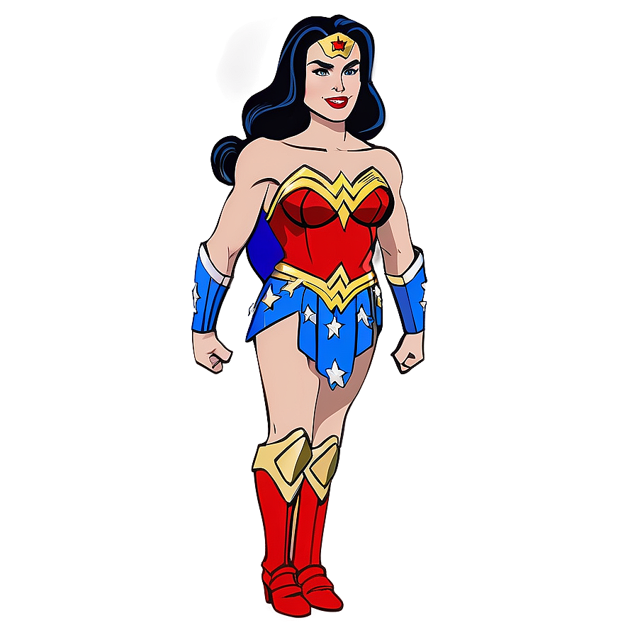 Wonder Woman Animated Style Png 83 PNG image