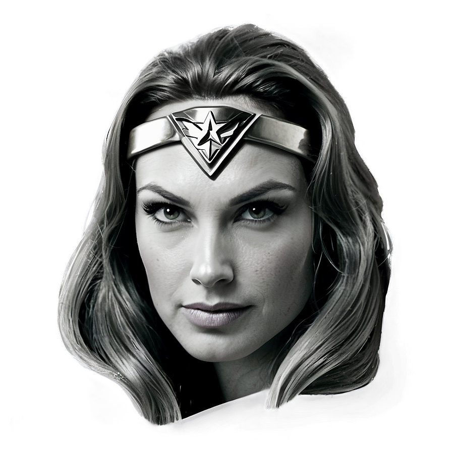 Wonder Woman Black And White Png Jgt8 PNG image