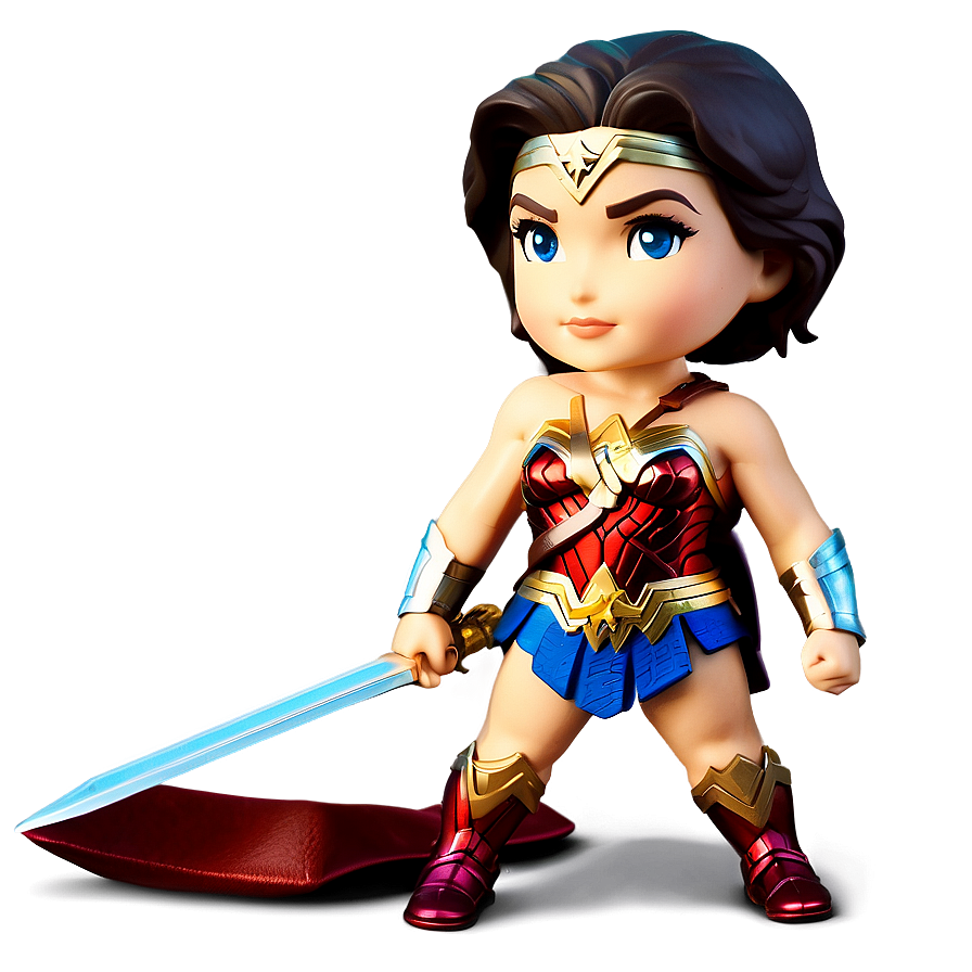 Wonder Woman Chibi Png 05212024 PNG image