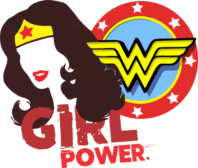 Wonder Woman Girl Power Logo PNG image