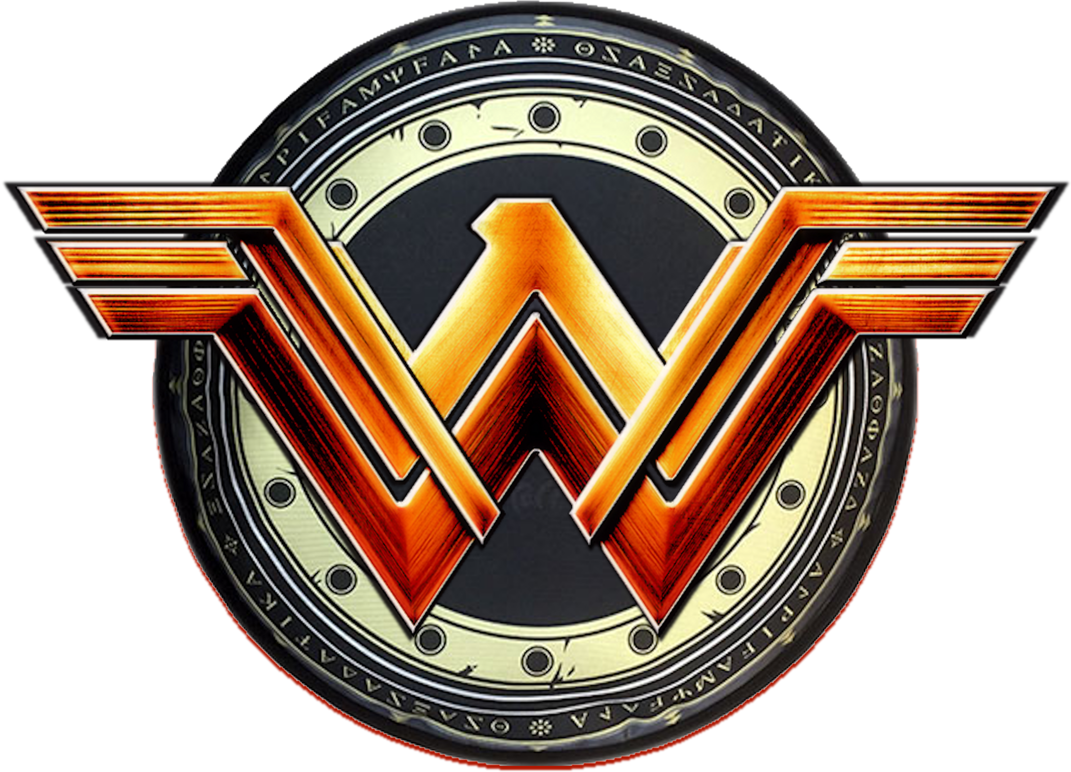 Wonder Woman Logo Emblem PNG image