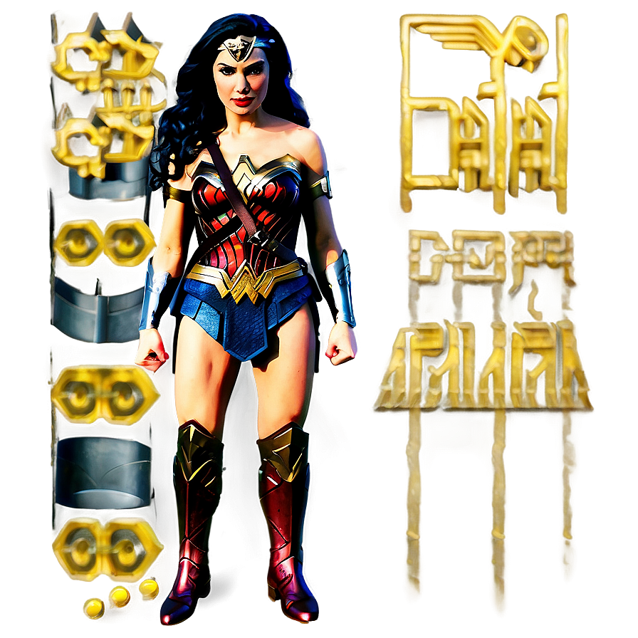 Wonder Woman Modern Look Png Esy66 PNG image