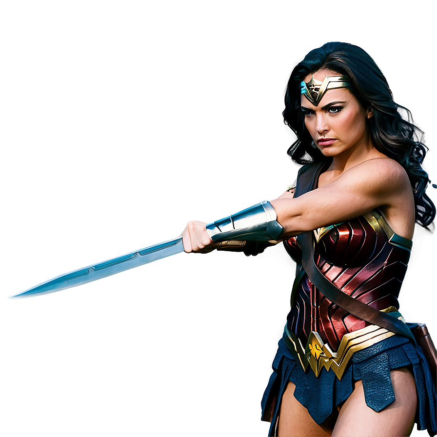 Wonder Woman Powerful Pose Png Rol36 PNG image