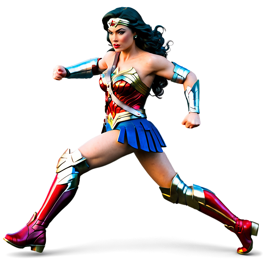 Wonder Woman Running Png Qfc54 PNG image