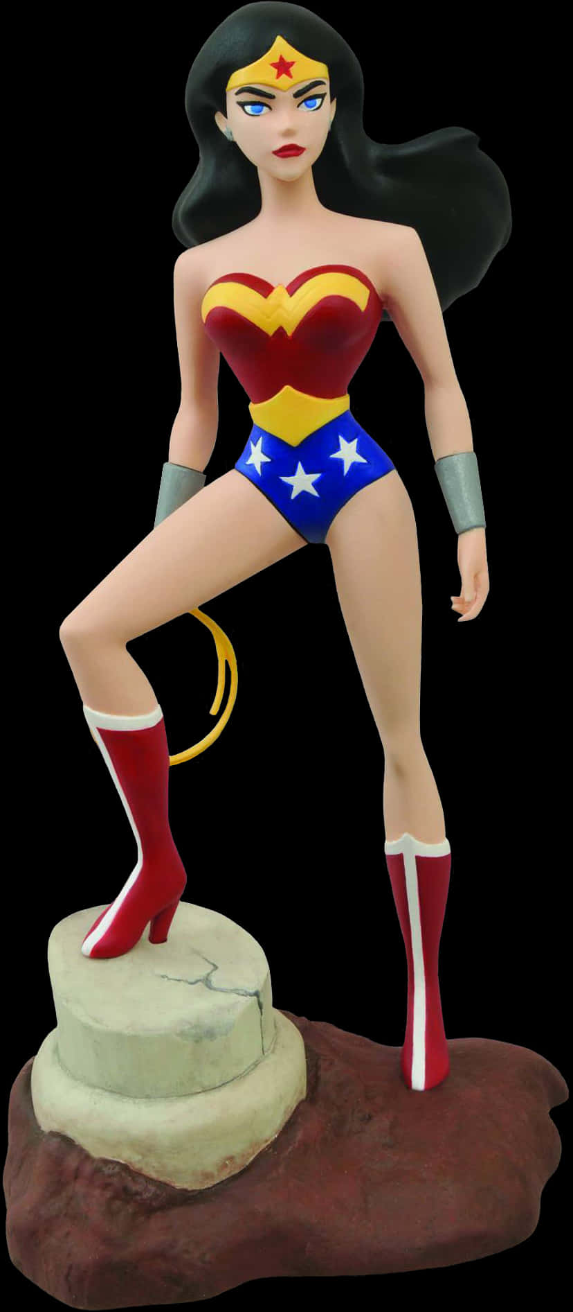 Wonder Woman Statuette Classic Pose PNG image