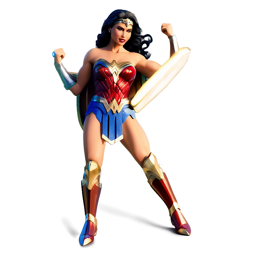 Wonder Woman Victory Pose Png 25 PNG image