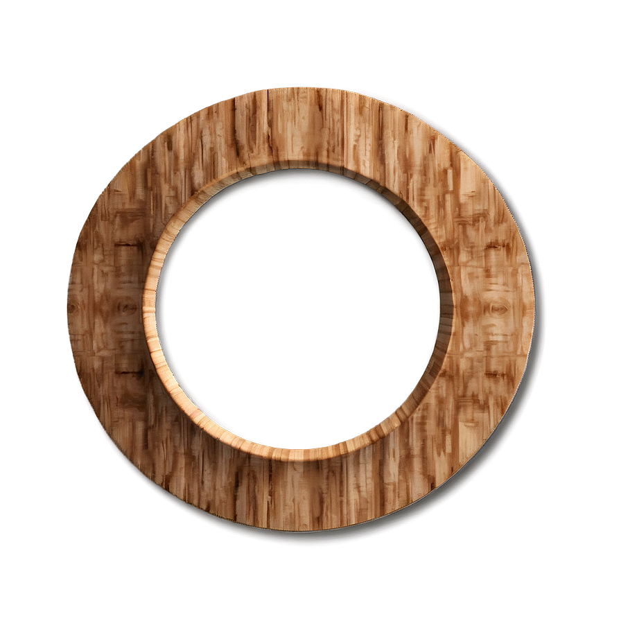 Wood Circle Veneer Png 06282024 PNG image