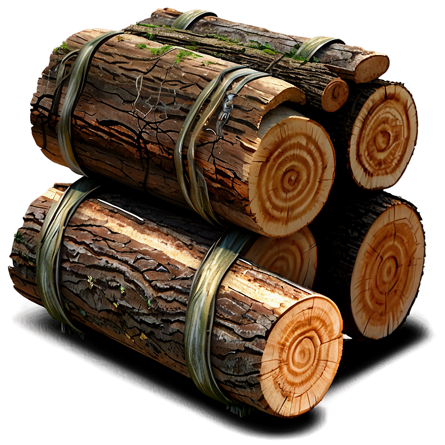 Wood Log Stack Png Bgm19 PNG image