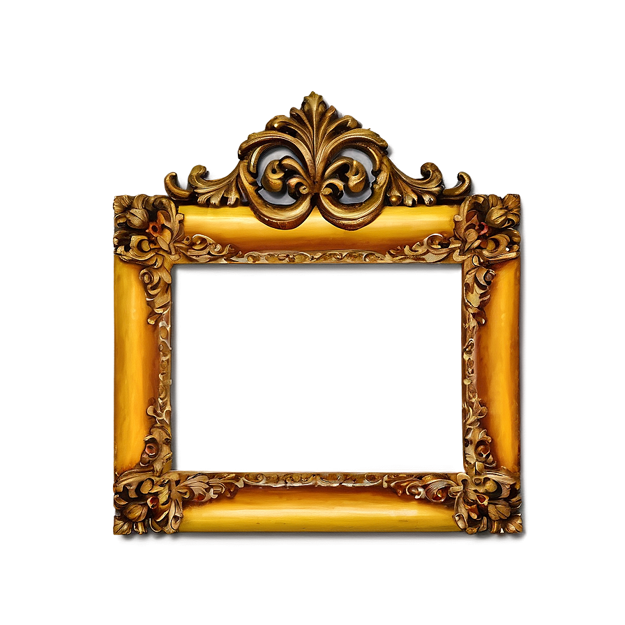 Wood Ornate Frame Png Qqb42 PNG image