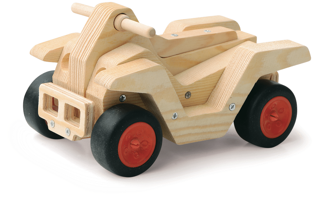 Wooden A T V Toy Model PNG image