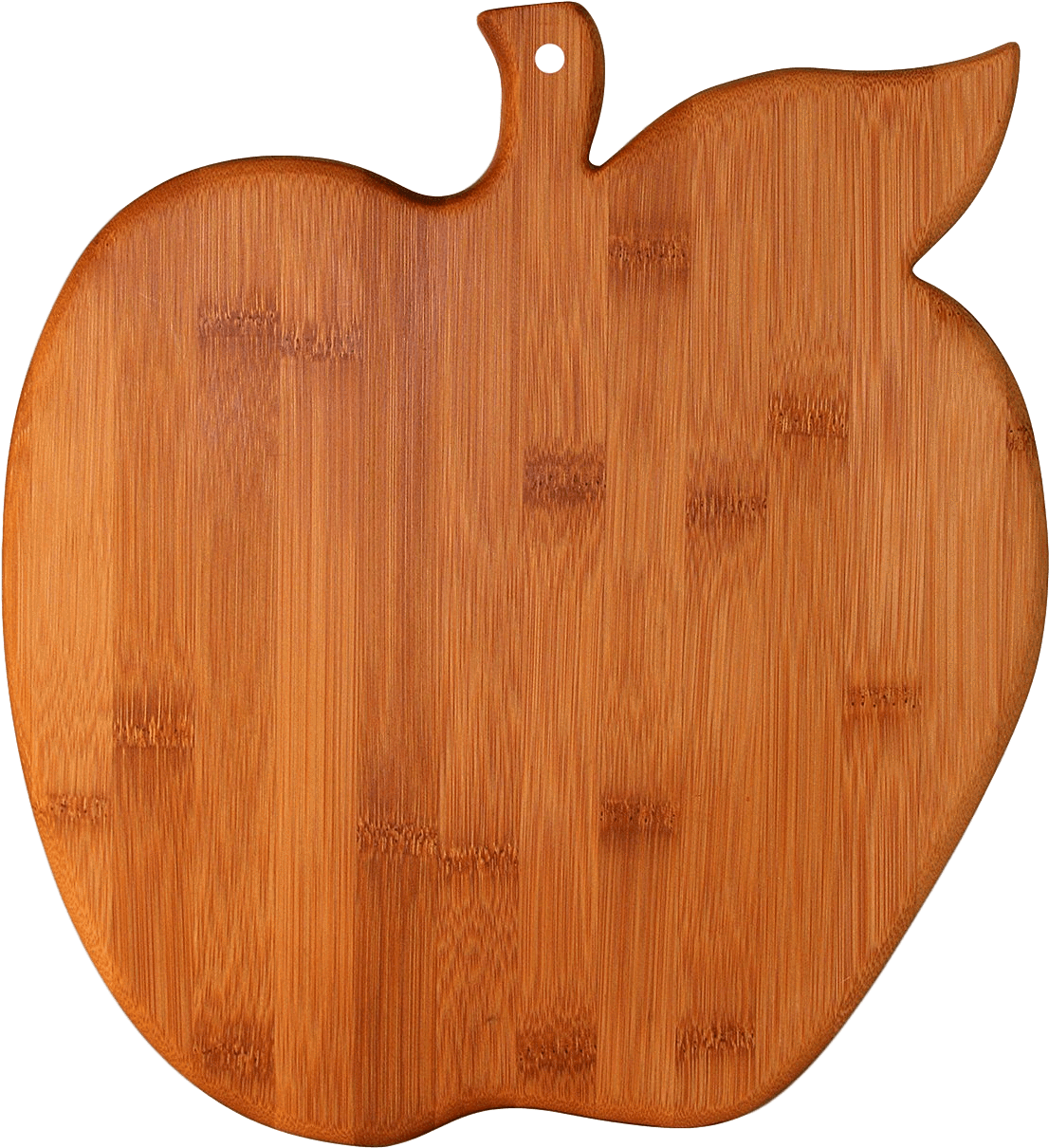 Wooden Apple Shaped Cutting Board PNG image