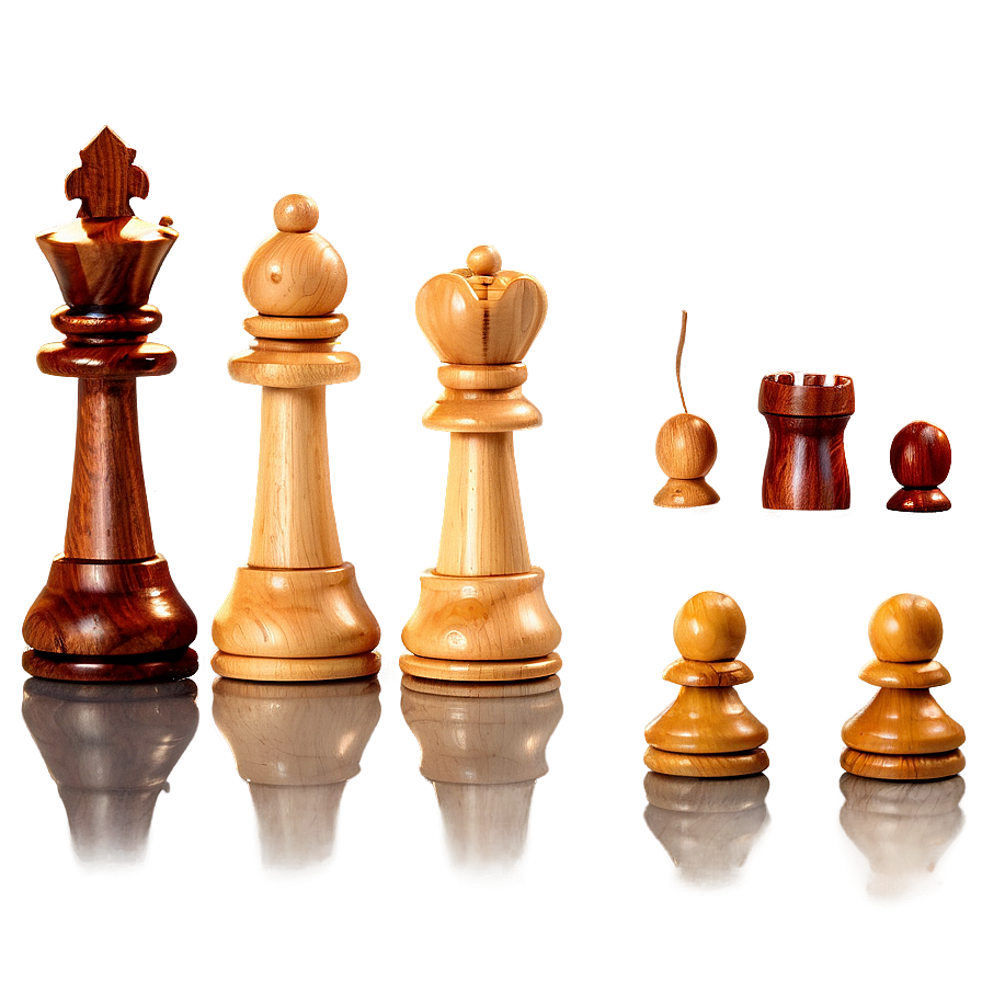 Wooden Chess Pieces Texture Png Cws76 PNG image