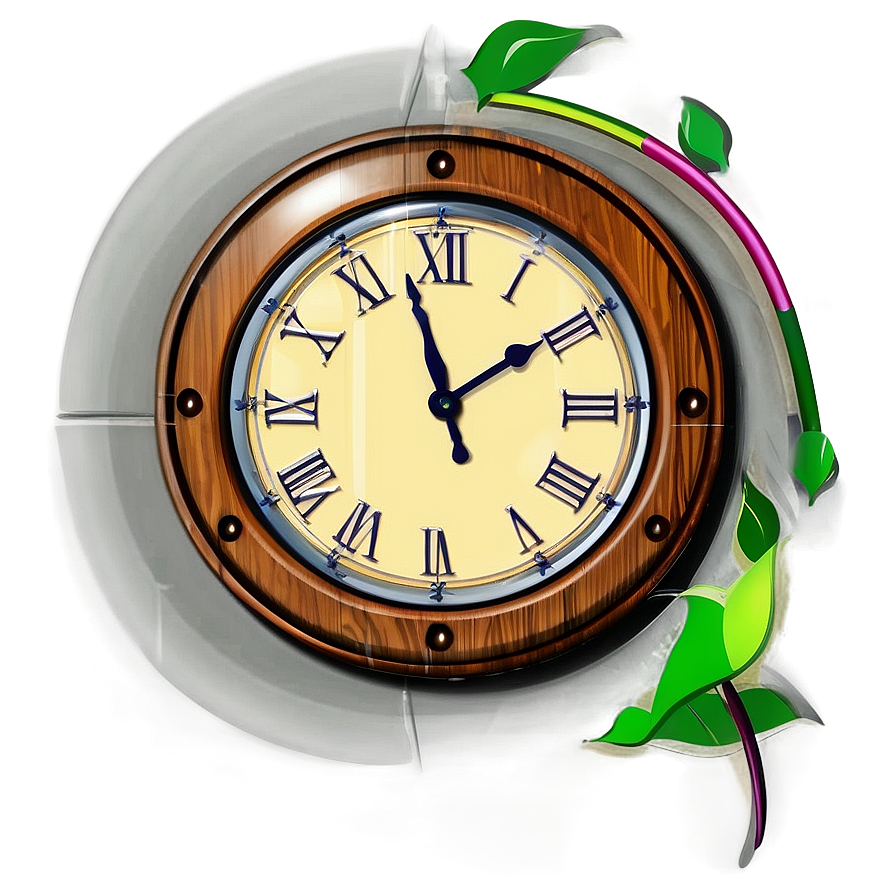 Wooden Clock Clipart Png 65 PNG image