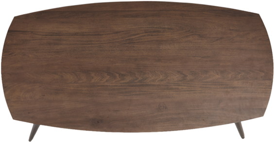 Wooden Coffee Table Mid Century Modern Design PNG image