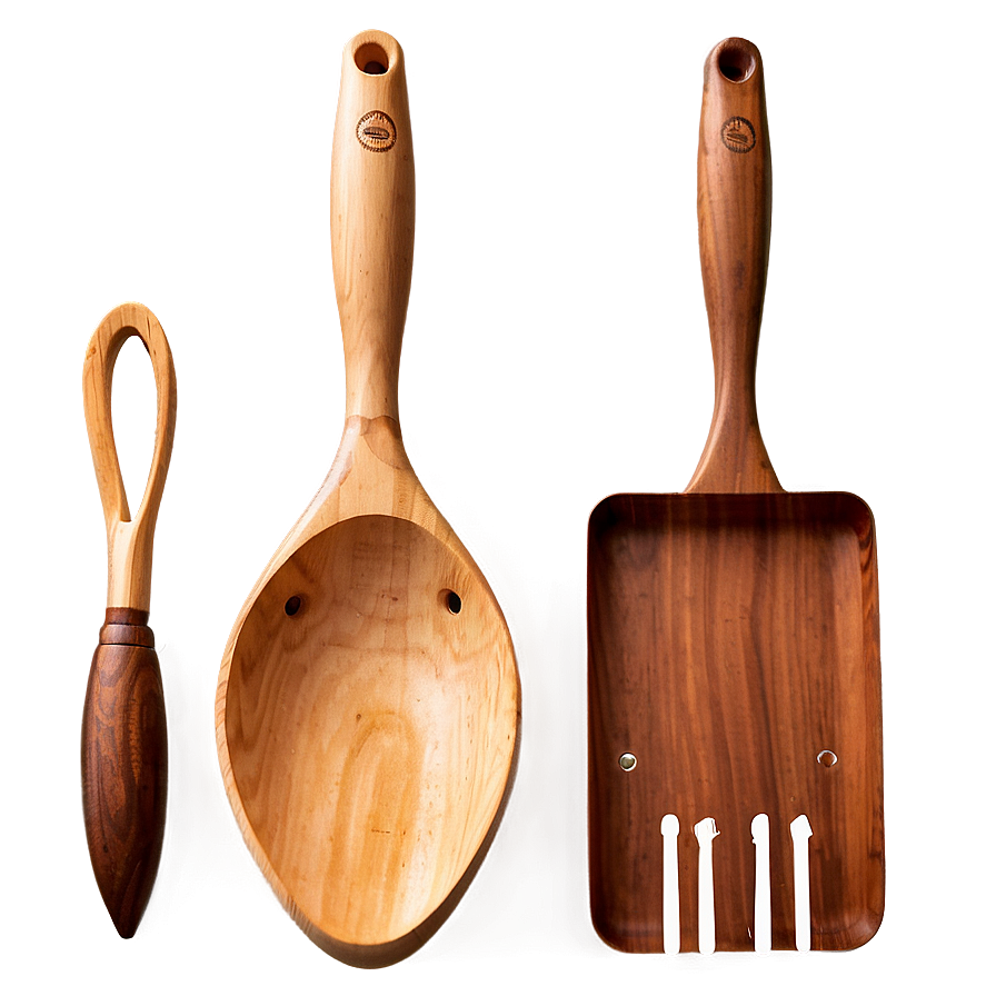 Wooden Cooking Utensils Png Fcl40 PNG image