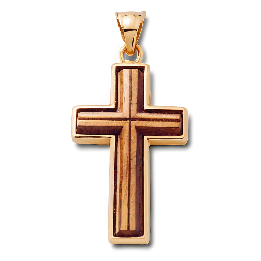 Wooden Cross Necklace Png Qch PNG image