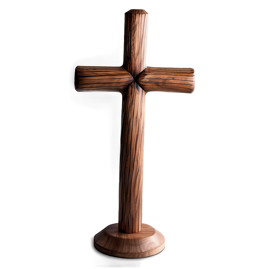 Wooden Cross On Stand Png Kyw PNG image