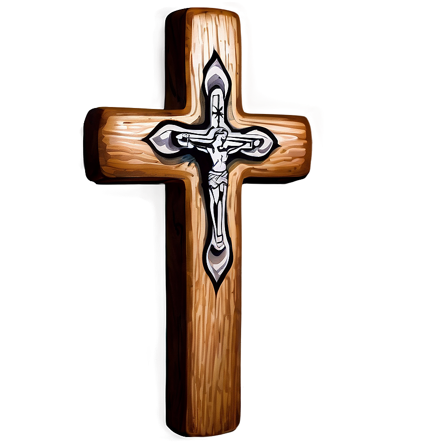 Wooden Cross Tattoo Design Png Puf PNG image