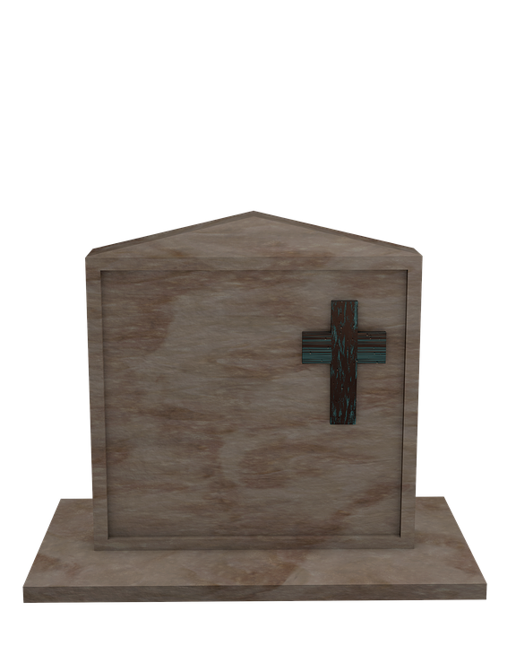 Wooden Cross Tombstone Design PNG image