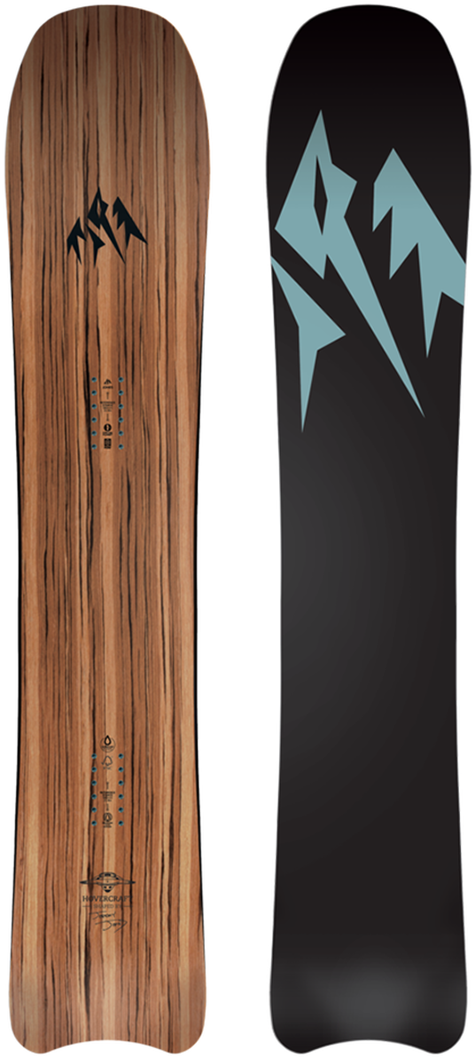 Wooden Design Snowboard Frontand Back PNG image