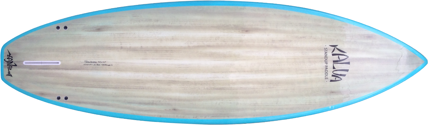 Wooden Design Surfboard PNG image