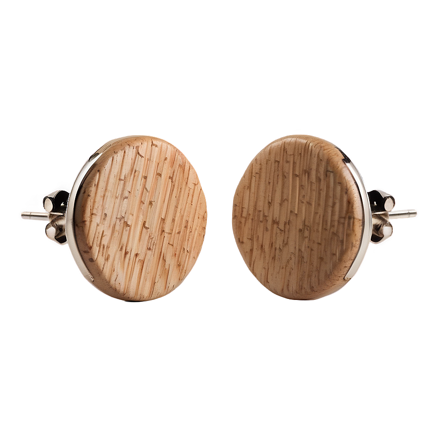 Wooden Disc Earring Png 52 PNG image