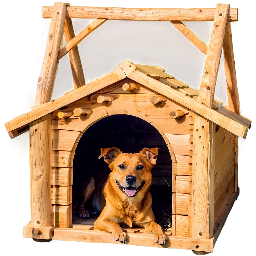 Wooden Dog House Png 06122024 PNG image