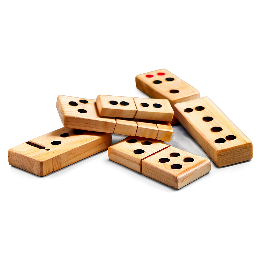 Wooden Dominoes Collection Png 06122024 PNG image