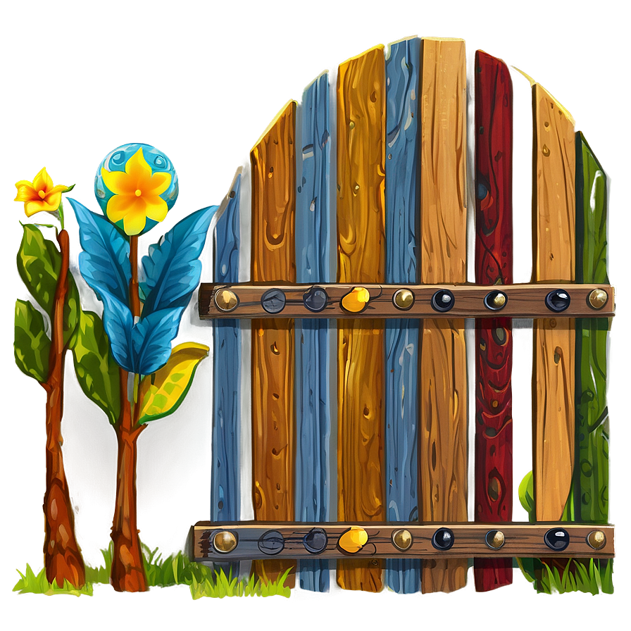 Wooden Farm Gate Png Trw71 PNG image