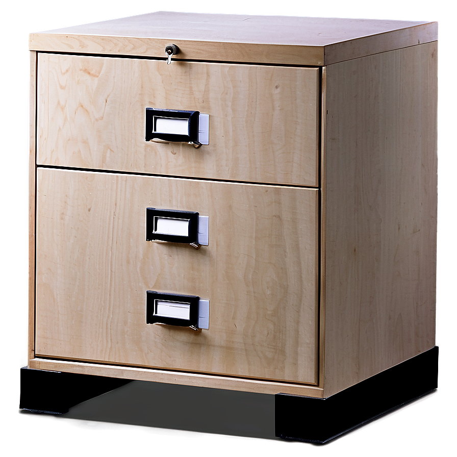 Wooden Filing Cabinet Png 06272024 PNG image