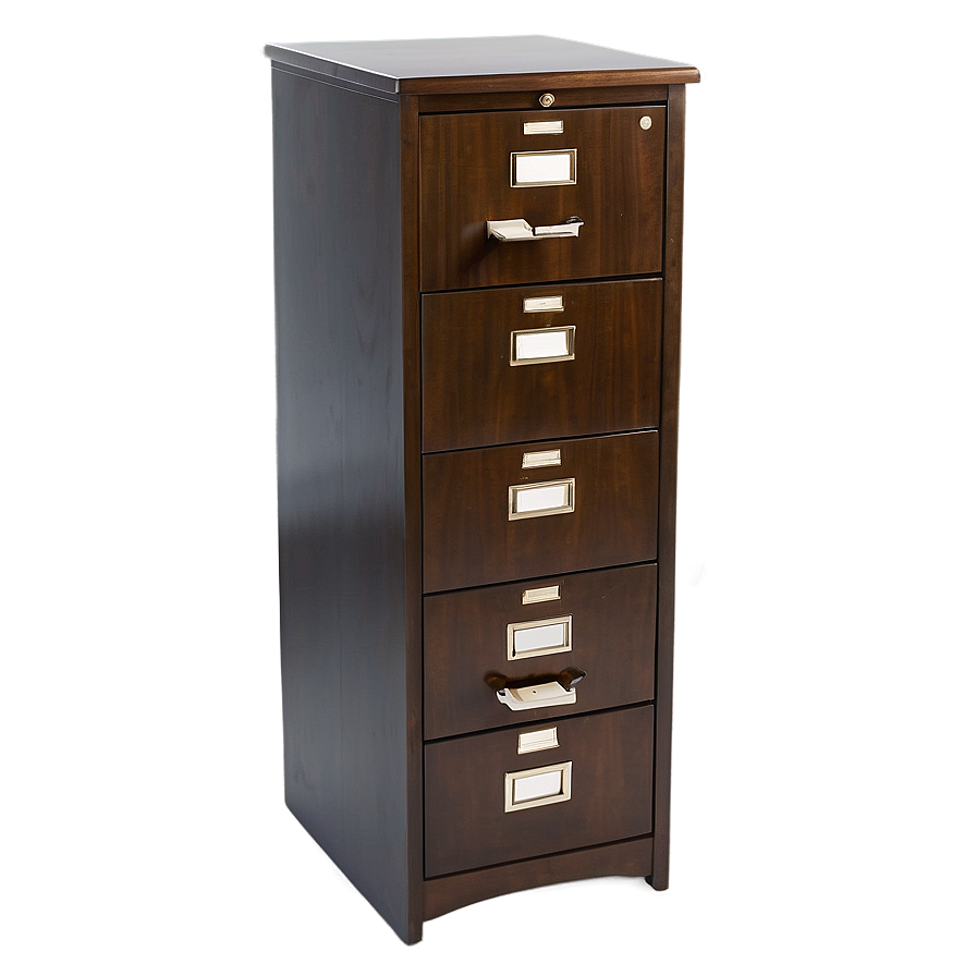 Wooden Filing Cabinet Png Upj PNG image