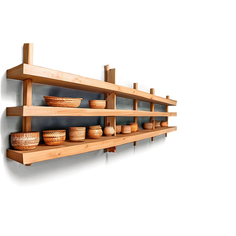 Wooden Floating Shelves Png 48 PNG image