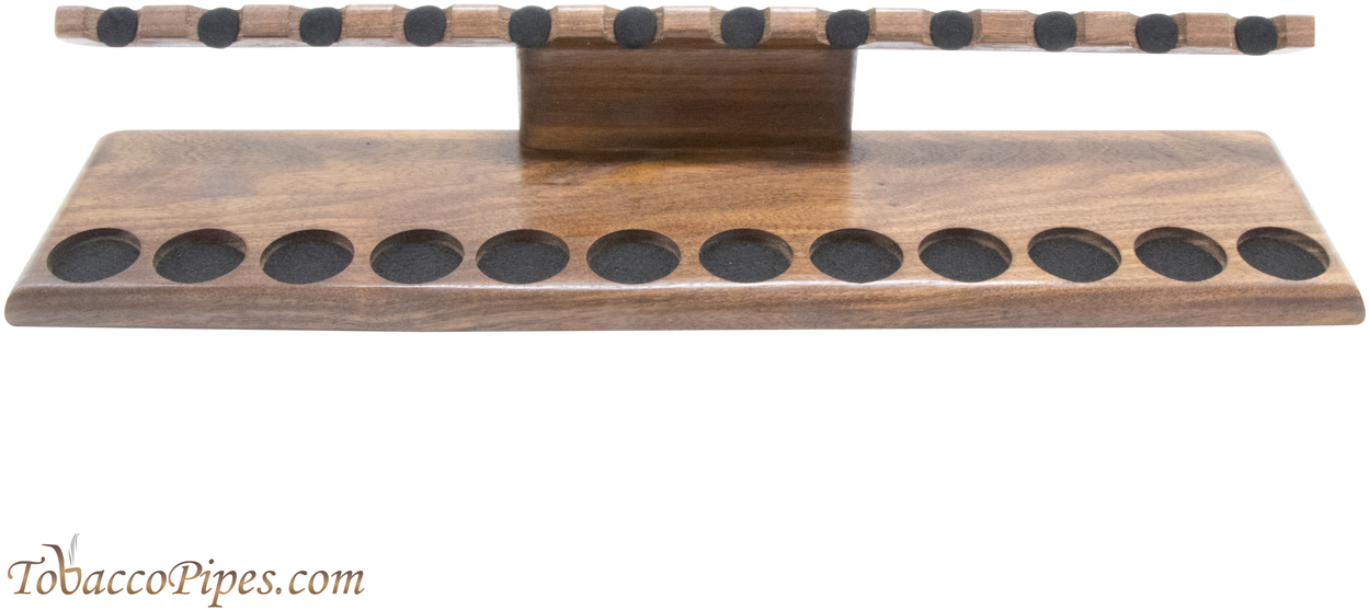 Wooden Flute Stand Display PNG image