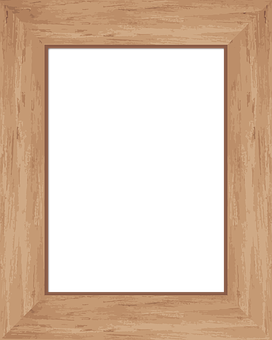 Wooden Frame Black Background PNG image