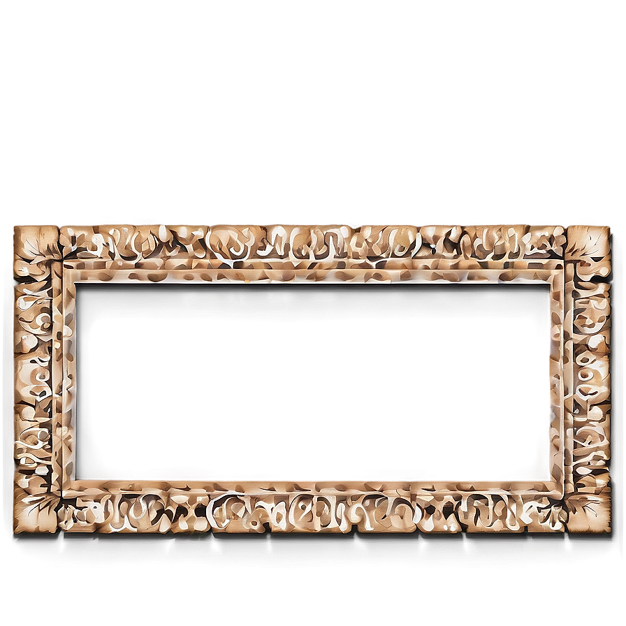 Wooden Frame Border Png 38 PNG image