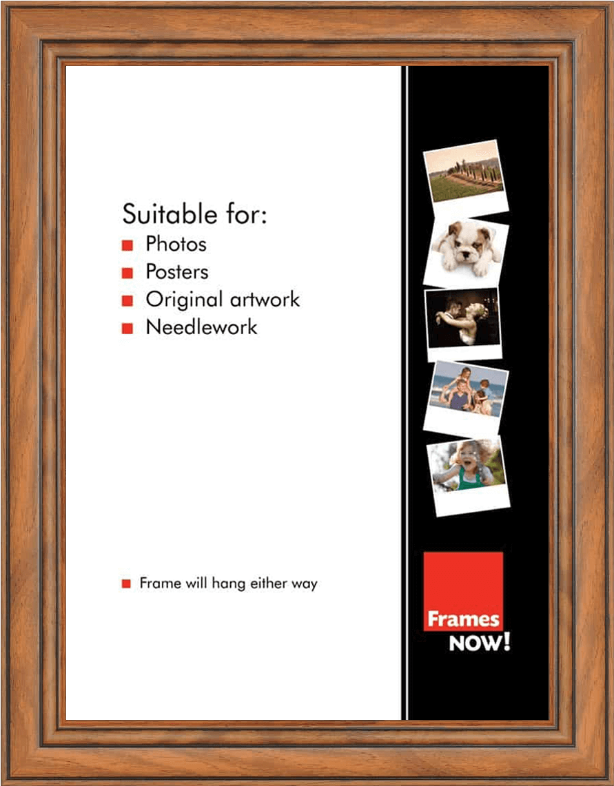 Wooden Frame Display Options PNG image