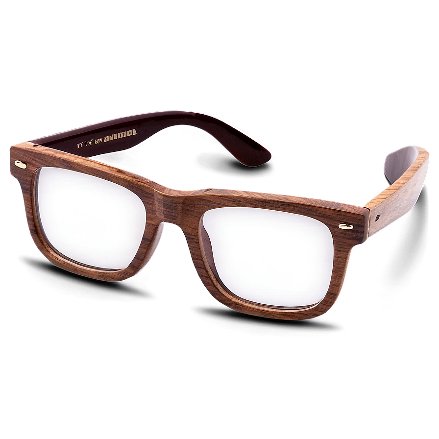 Wooden Frame Glasses Png 61 PNG image